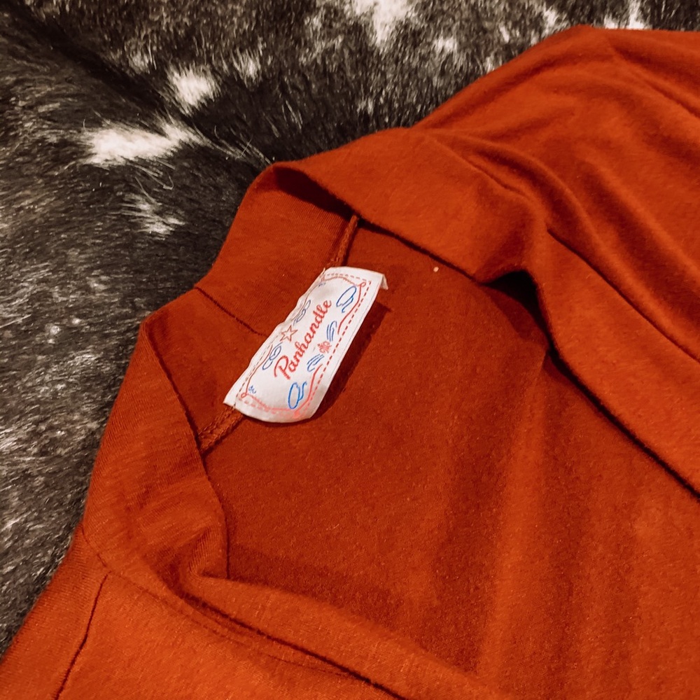 Rust-Colored Long Cardigan - Picture 3 of 3